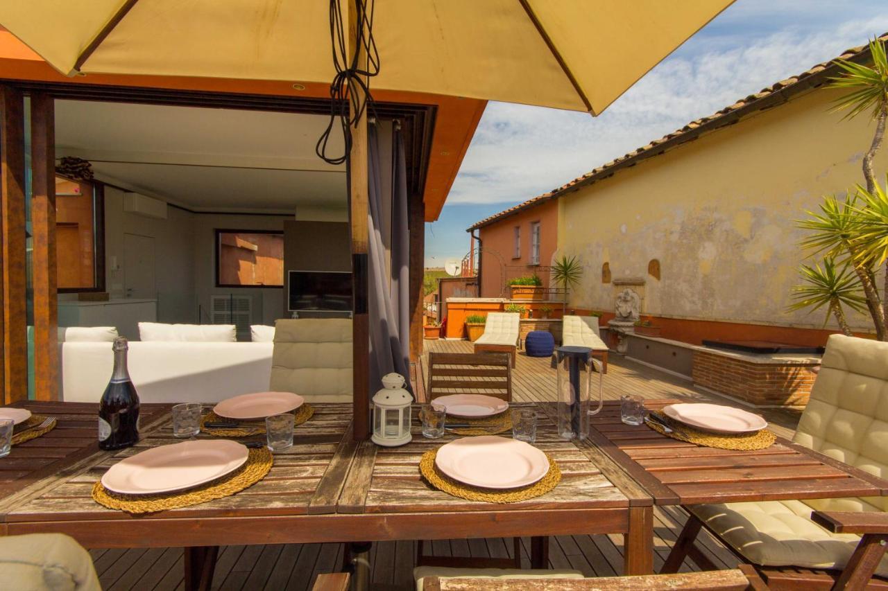 Pelliccia 11 Trastevere Penthouse Roma Ngoại thất bức ảnh