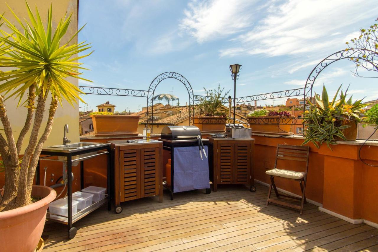 Pelliccia 11 Trastevere Penthouse Roma Ngoại thất bức ảnh