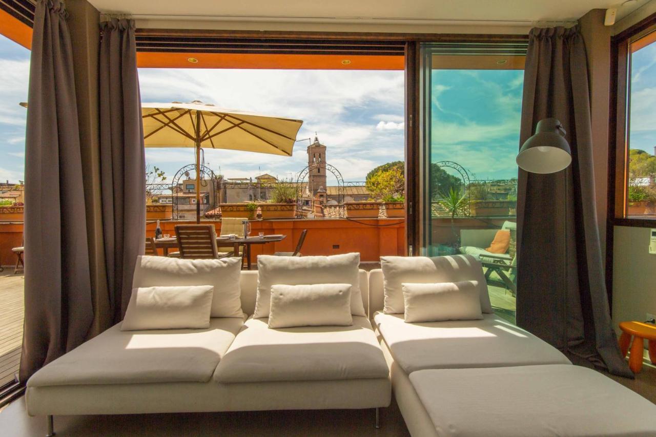 Pelliccia 11 Trastevere Penthouse Roma Ngoại thất bức ảnh